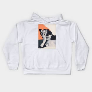 collage art / butterfly Kids Hoodie